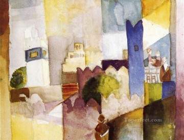 german expressionism Painting - Kairouan Expressionism